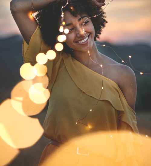 stepping outside of comfort zone, happy woman