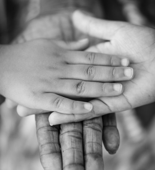 mother and son holding hands, advice for older moms